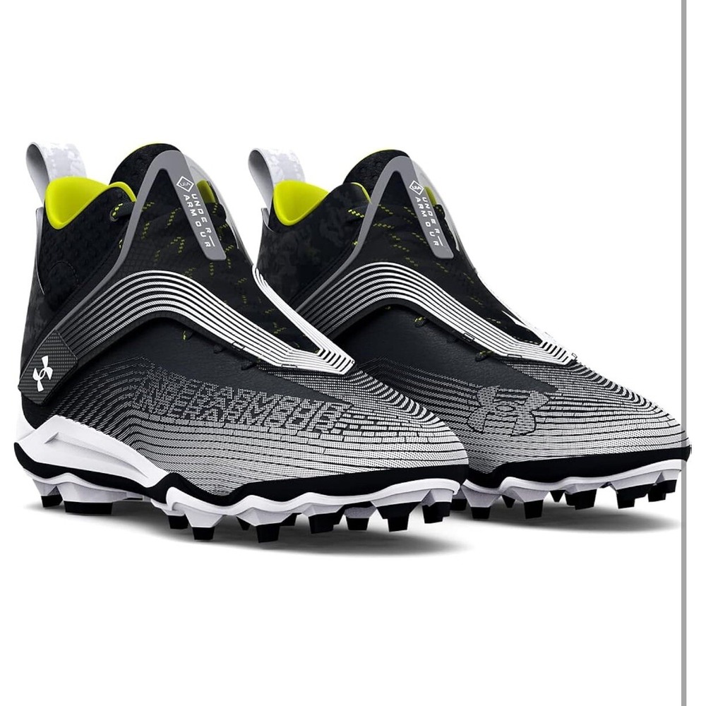 Under Armour Mens Size 12 Football Cleats Highlight Hammer‎ MC Black NEW UA $110